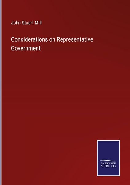 Produktbild: Considerations on Representative Government