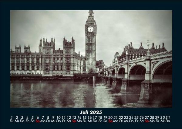 Produktbild: London 2025 Fotokalender DIN A5