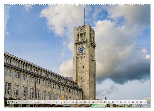 Produktbild: M&uuml;nchen Impressionen (Wandkalender 2026 DIN A2 quer), CALVENDO Monatskalender