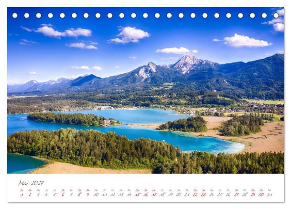 Produktbild: Der wundersch&ouml;ne Faaker See in K&auml;rnten (Tischkalender 2027 DIN A5 quer), CALVENDO Monatskalender