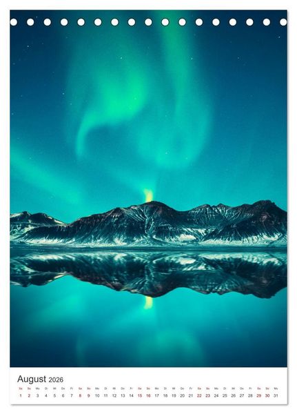 Produktbild: Ein Roadtrip durch Island (Tischkalender 2026 DIN A5 hoch), CALVENDO Monatskalender