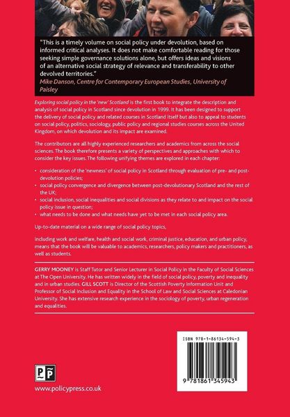 Produktbild: Exploring social policy in the 'new' Scotland