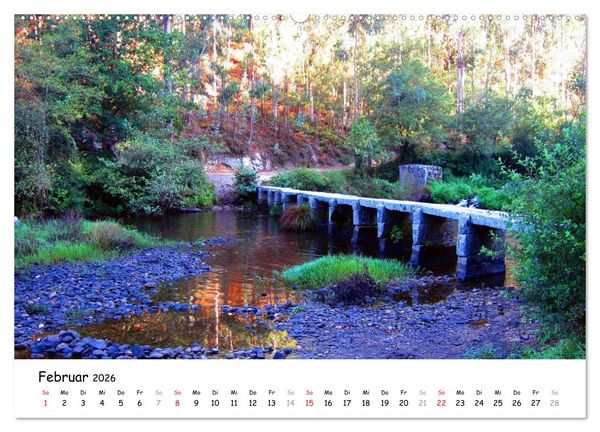 Produktbild: Jakobsweg - Camino Portugues (Wandkalender 2026 DIN A2 quer), CALVENDO Monatskalender