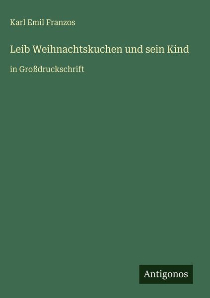 Produktbild: Leib Weihnachtskuchen und sein Kind