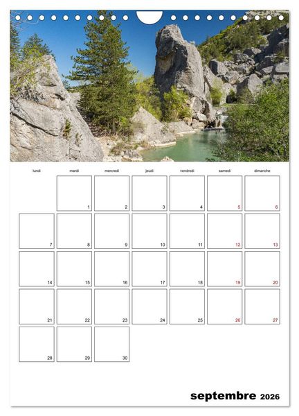 Produktbild: Le sud du Vercors, paysages (Calendrier mural 2026 DIN A4 horizontal), CALVENDO calendrier mensuel