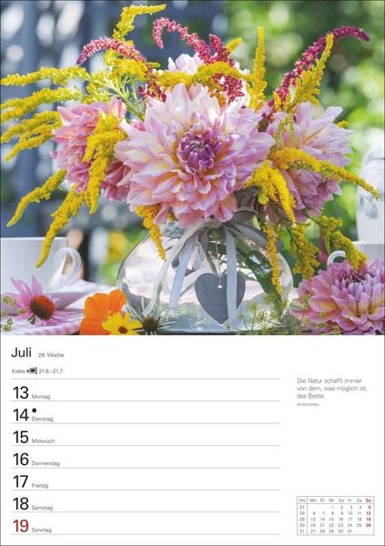 Produktbild: Blumenpracht Wochenplaner 2026 - 53 stimmungsvolle Fotografien