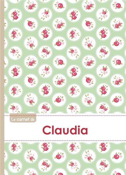 Produktbild: Le carnet de claudia lignes, 96p,