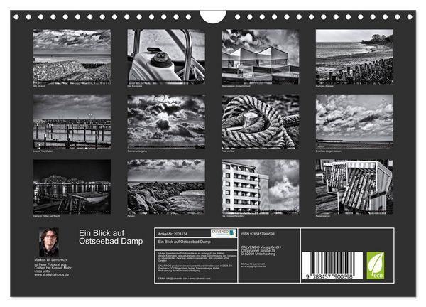 Produktbild: Ein Blick auf Ostseebad Damp (Wandkalender 2026 DIN A4 quer), CALVENDO Monatskalender