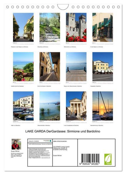 Produktbild: LAKE GARDA DerGardasee: Sirmione und Bardolino (Wandkalender 2026 DIN A4 hoch), CALVENDO Monatskalender