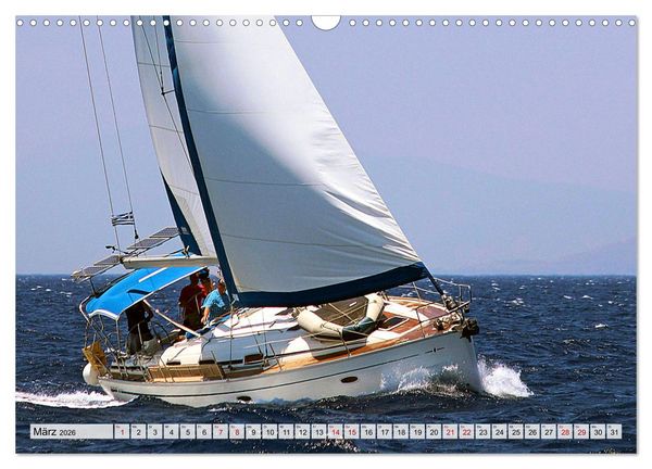 Produktbild: Segeln - mit dem Wind (Wandkalender 2026 DIN A3 quer), CALVENDO Monatskalender