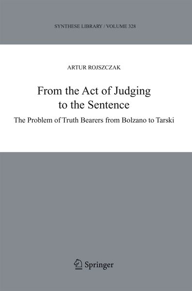 Produktbild: From the Act of Judging to the Sentence