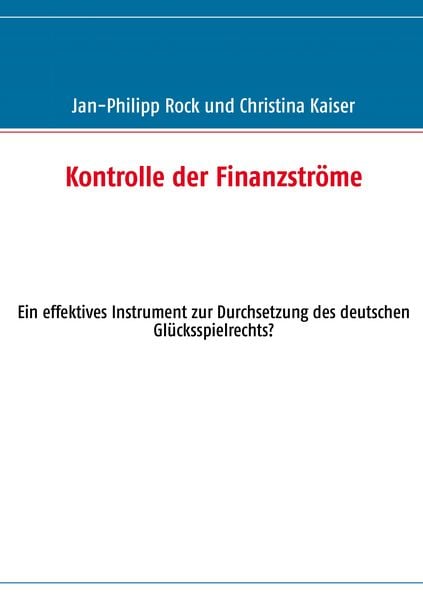 Produktbild: Kontrolle der Finanzstr&ouml;me