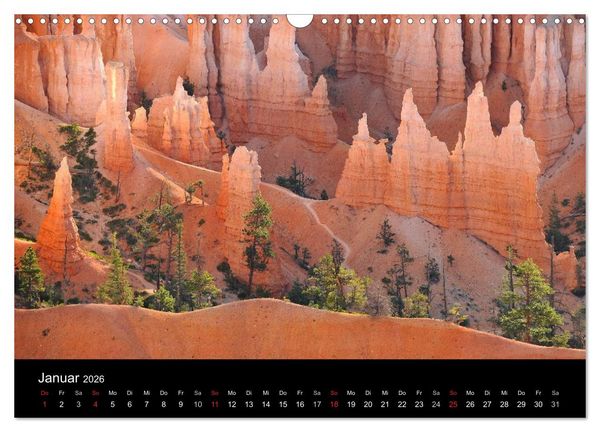 Produktbild: USA - Monumente der Sch&ouml;pfung (Wandkalender 2026 DIN A3 quer), CALVENDO Monatskalender