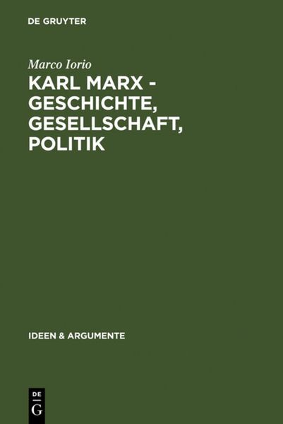 Produktbild: Karl Marx - Geschichte, Gesellschaft, Politik