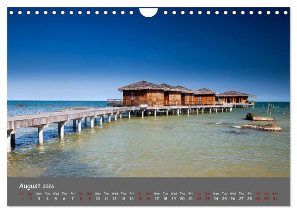 Produktbild: Vietnam`s most beautiful beaches (Wall Calendar 2026 DIN A4 landscape), CALVENDO 12 Month Wall Calendar