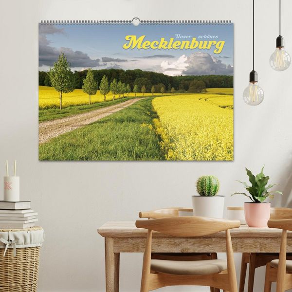 Produktbild: Unser sch&ouml;nes Mecklenburg (Wandkalender 2026 DIN A2 quer), CALVENDO Monatskalender