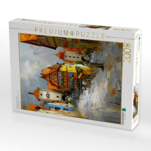 Produktbild: CALVENDO Puzzle Rothenburg ob der Tauber | 2000 Teile Lege-Gr&ouml;&szlig;e 90x67cm Foto-Puzzle f&uuml;r gl&uuml;ckliche Stunden