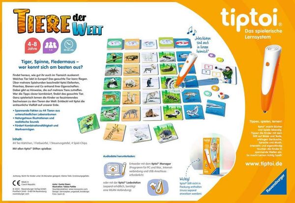 Ravensburger Tiptoi® 00514 - Viaggio Per I Secoli (Senza Penna): Gioco Educativo Per Bambini 4-8 Anni