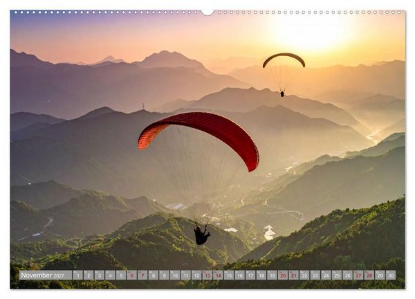 Produktbild: Luftspr&uuml;nge riskieren (hochwertiger Premium Wandkalender 2027 DIN A2 quer), Kunstdruck in Hochglanz