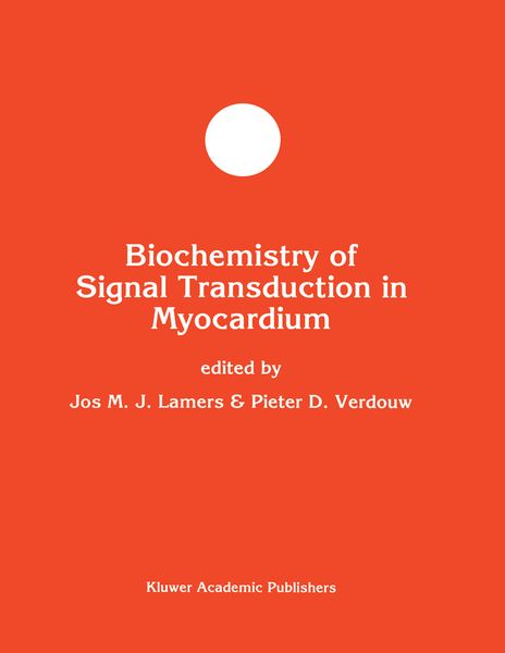Produktbild: Biochemistry of Signal Transduction in Myocardium