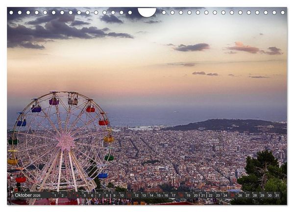 Produktbild: Barcelona Impressionen (Wandkalender 2026 DIN A4 quer), CALVENDO Monatskalender