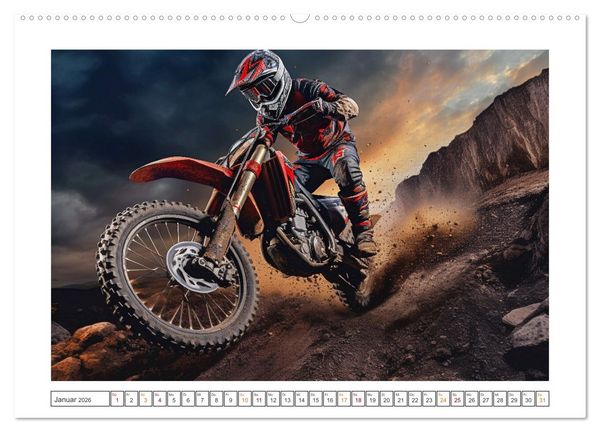 Produktbild: Motorcross Welt (Wandkalender 2026 DIN A2 quer), CALVENDO Monatskalender
