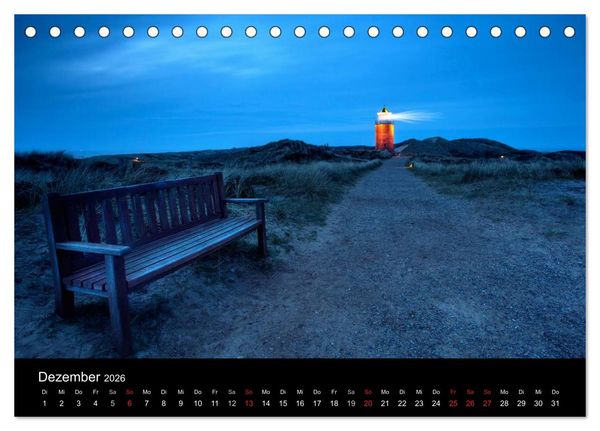 Produktbild: SYLT hinter den D&uuml;nen (Tischkalender 2026 DIN A5 quer), CALVENDO Monatskalender
