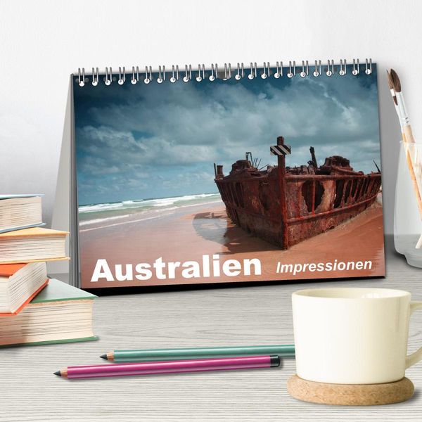 Produktbild: Australien &bull; Impressionen (Tischkalender 2026 DIN A5 quer), CALVENDO Monatskalender