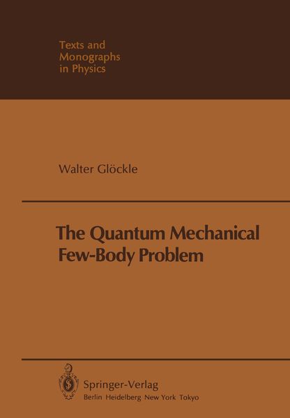 Produktbild: The Quantum Mechanical Few-Body Problem