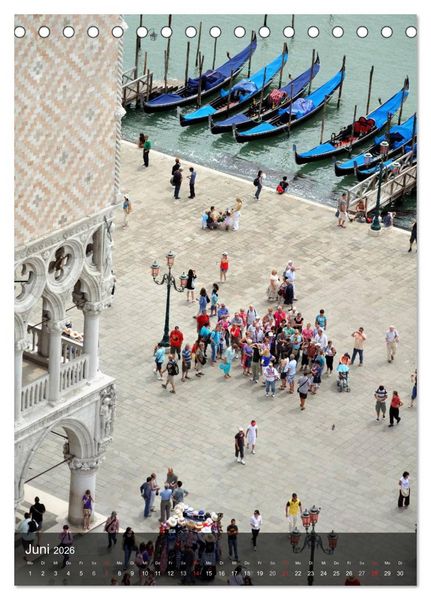 Produktbild: Fotografischer Streifzug durch Venedig (Tischkalender 2026 DIN A5 hoch), CALVENDO Monatskalender
