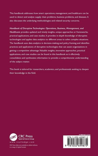 Produktbild: Handbook of Disruptive Technologies