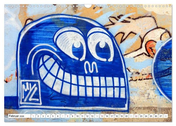 Produktbild: Gesichter Kubas - Havanna Graffiti (Wandkalender 2026 DIN A3 quer), CALVENDO Monatskalender