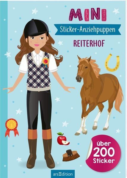Mini-Sticker-Anziehpuppen – Reiterhof, Taschenbuch von , arsedition, 9783845858043