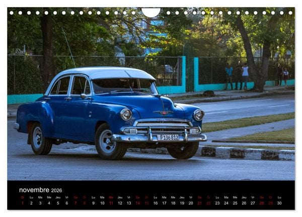 Produktbild: Cuba les belles am&eacute;ricaines (Calendrier mural 2026 DIN A4 vertical), CALVENDO calendrier mensuel