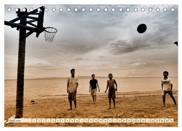 Produktbild: Basketball - so cool (Tischkalender 2026 DIN A5 quer), CALVENDO Monatskalender