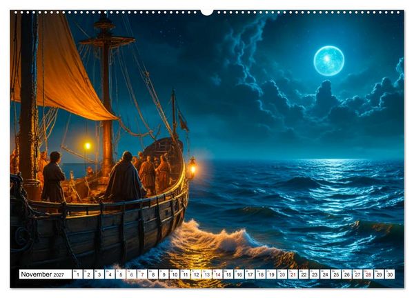 Produktbild: Atlantis &ndash; Glanz und Fall einer verlorenen Welt (Wandkalender 2027 DIN A2 quer), CALVENDO Monatskalender