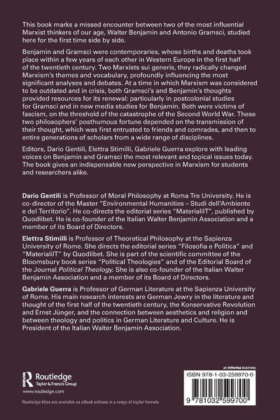 Produktbild: Walter Benjamin and Antonio Gramsci