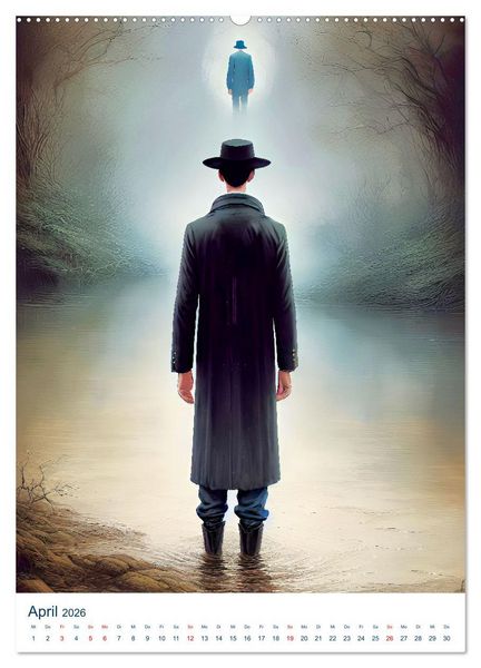 Produktbild: Literaturklassiker (hochwertiger Premium Wandkalender 2026 DIN A2 hoch), Kunstdruck in Hochglanz