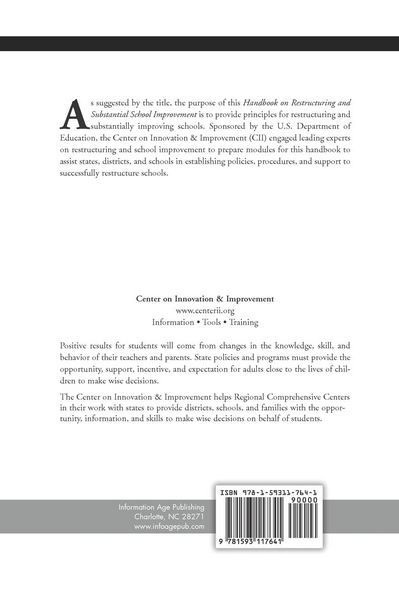 Produktbild: Handbook on Restructuring and Substantial School Improvement (Hc)