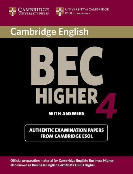 Produktbild: Cambridge BEC 4 Higher with Answers