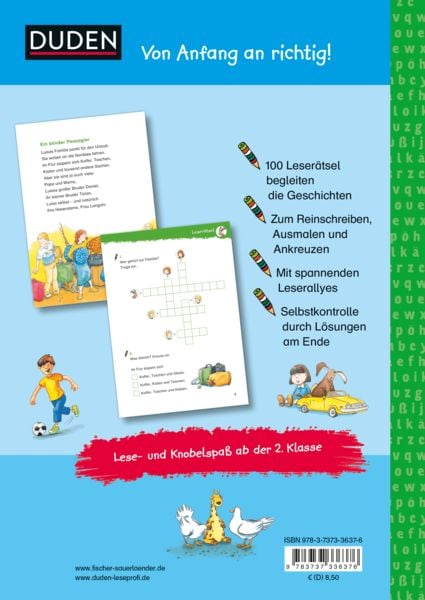 Produktbild: Duden Leseprofi &ndash; Lustiges Lese-&Uuml;bungsbuch f&uuml;r die 2. Klasse