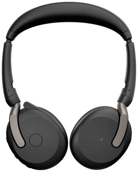 Produktbild: Jabra Evolve2 65 Flex Link380a UC On Ear Headset Bluetooth&reg; Stereo Schwarz Noise Cancelling Headset, Mikrofon-Stummschaltung, Lautst&auml;rkeregelung,