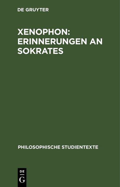 Produktbild: Xenophon: Erinnerungen an Sokrates