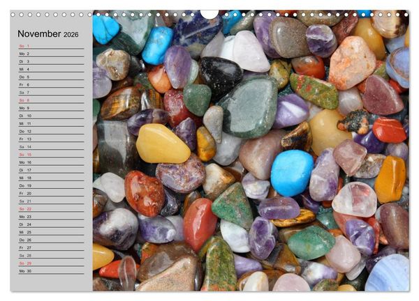 Produktbild: Minerale. Kristalle und Edelsteine (Wandkalender 2026 DIN A3 quer), CALVENDO Monatskalender