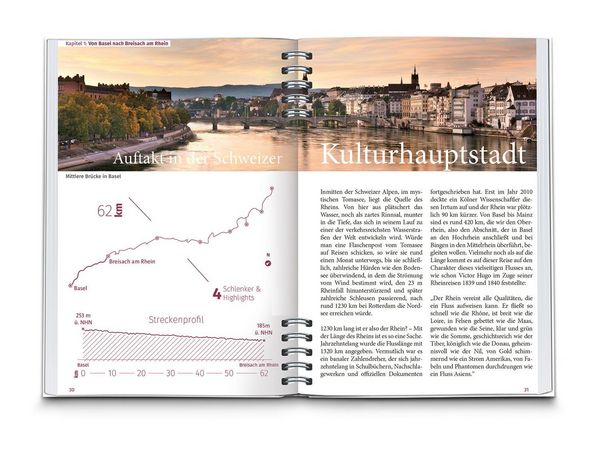 Produktbild: KOMPASS Radreisef&uuml;hrer Rheinradweg