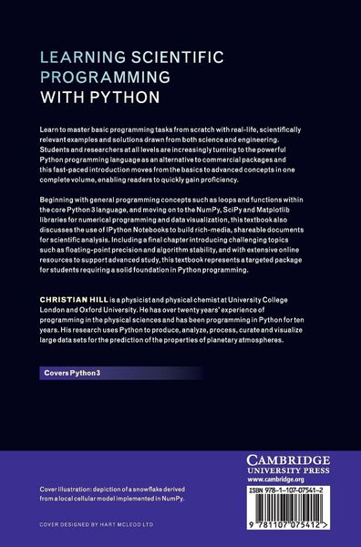 Produktbild: Learning Scientific Programming with Python