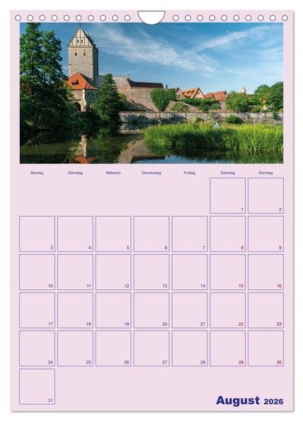 Produktbild: Wundersch&ouml;ne St&auml;dtchen (Wandkalender 2026 DIN A4 hoch), CALVENDO Monatskalender
