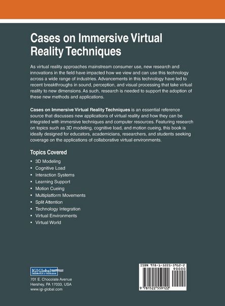Produktbild: Cases on Immersive Virtual Reality Techniques