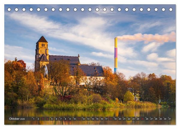 Produktbild: Chemnitz - Stadt und Natur (Tischkalender 2026 DIN A5 quer), CALVENDO Monatskalender