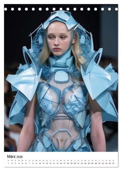 Produktbild: Future Couture (Tischkalender 2026 DIN A5 hoch), CALVENDO Monatskalender